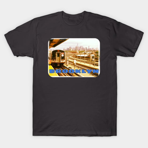 F Train T-Shirt by jdl1978